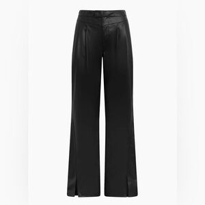 Women’s Hudson Rosie High Rise Wide Leg Faux Leather Black pants. Size 31. NWT.